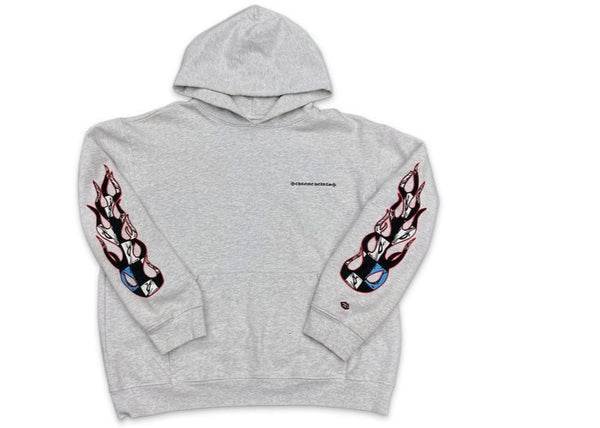 Chrome Hears Matty Boy Brain Hoodie "Heather Grey"