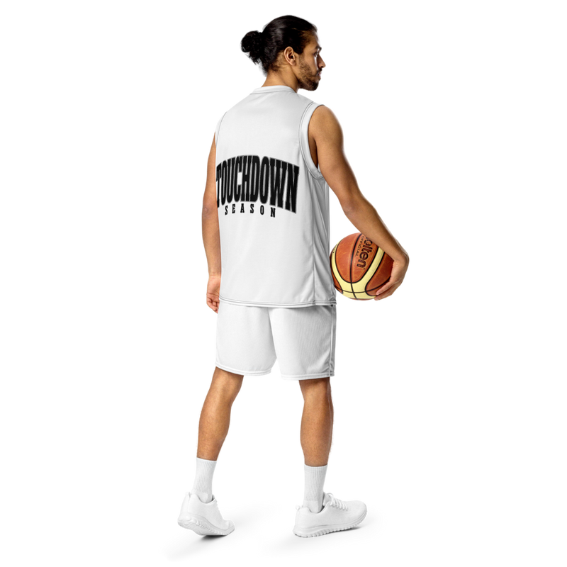 Recycled Unisex Basketball Jersey – Printed Design