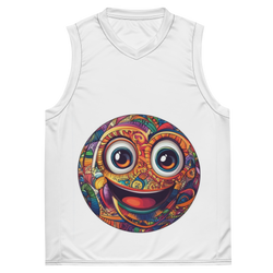 Recycled Unisex Basketball Jersey – Printed Design
