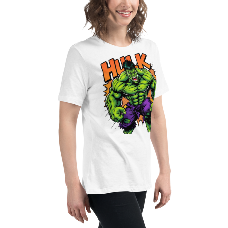 Women's Relaxed Fit T-Shirt – Hulk Print
